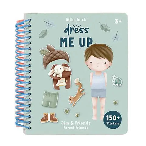 Little Dutch Livro Dress Up - Jim & Friends - Forest Friends