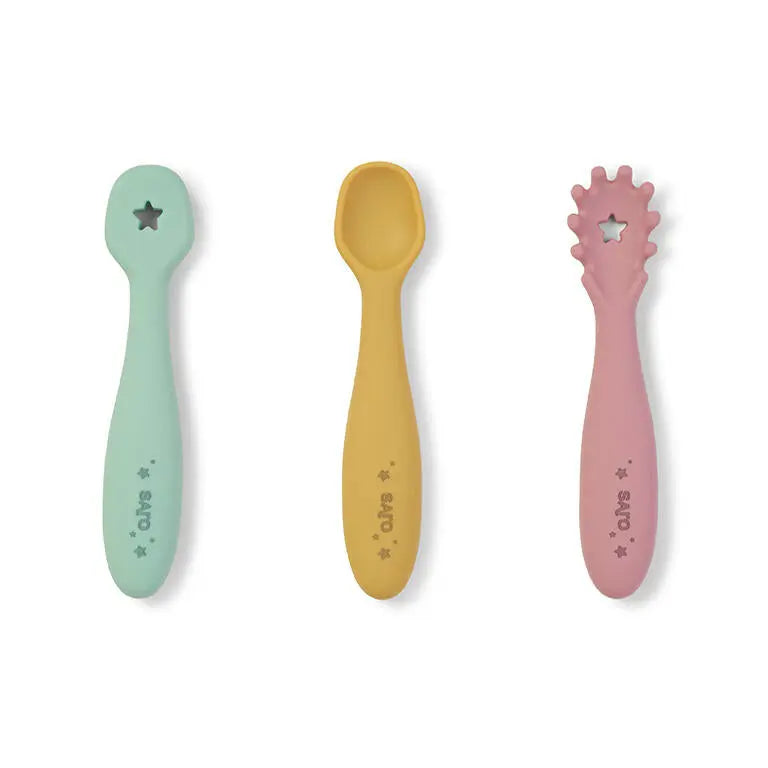 Saro Conjunto Talheres Aprendizagem Blossom Saro