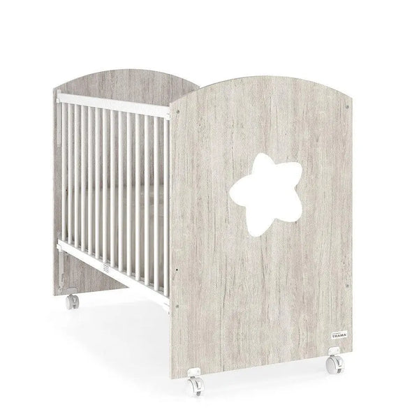 Cama de Grades CoSleep Trama Big Star – Roble Castello/Branco Mate (120x60 cm)