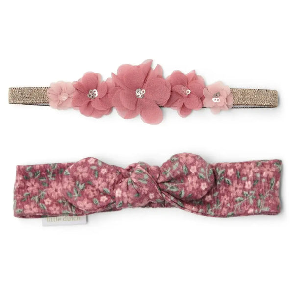 Little Dutch Conjunto 2 Bandas Cabelo Rouge Flor