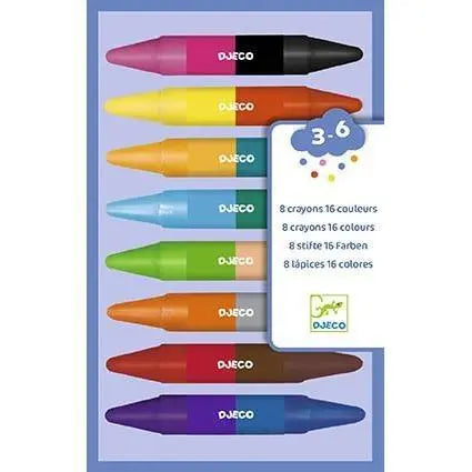 Lápis de Cera de Duas Pontas Djeco
