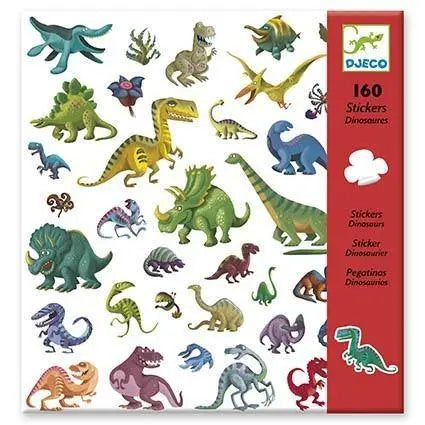 Dinossauros Djeco com 160 Autocolantes