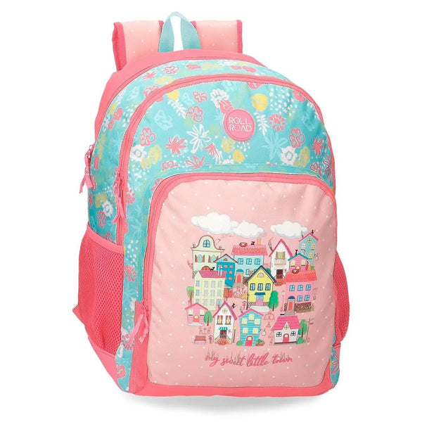 Mochila 44cm Roll Road Little Town
