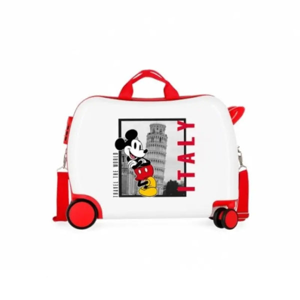 Mala de Viagem Trolley Infantil Mickey Italia 4 Rodas