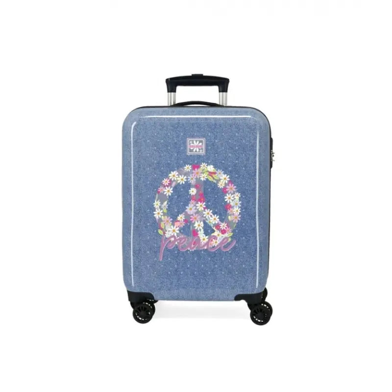 Mala de Viagem Trolley Infantil Roll Road Peace - 55 cm