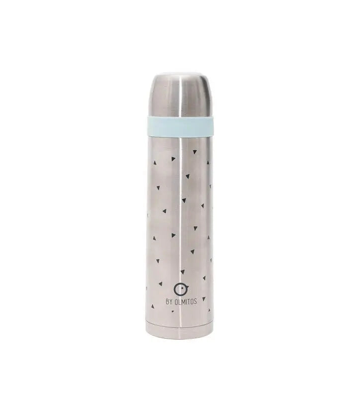 Termo para Líquidos Olmitos Triângulos Azul 500ml Olmitos
