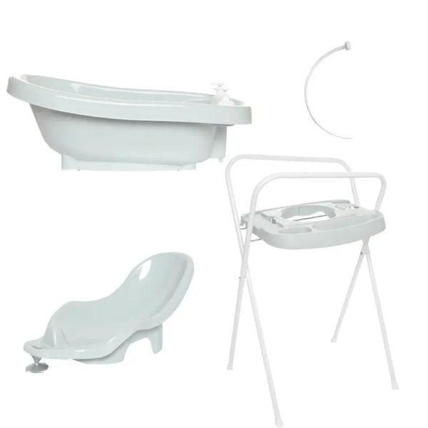 Conjunto de Banheira de Bebé Thermo Bath Bebe Jou Sky Green