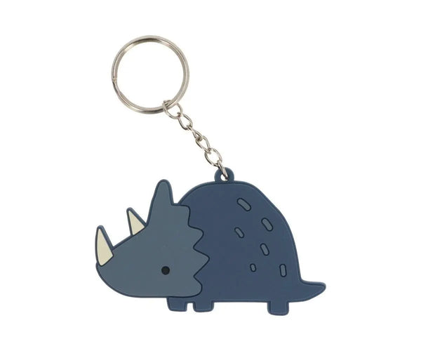 Porta Chaves Silicone Tutete Dinos World Blue