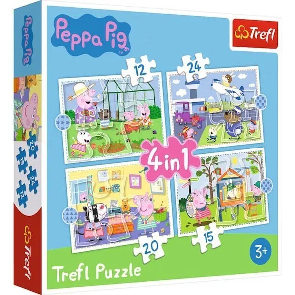Trefl Puzzle 4 em 1 - Peppa Pig
