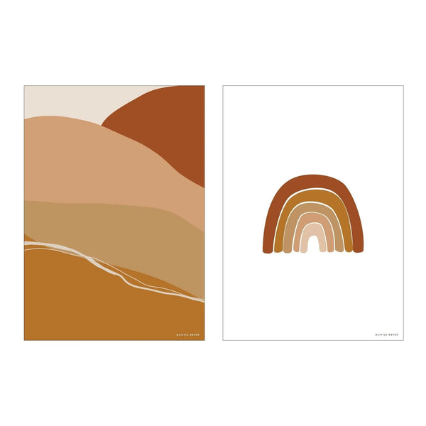 Little Dutch Poster Horizonte / Arco Iris Tons Terra