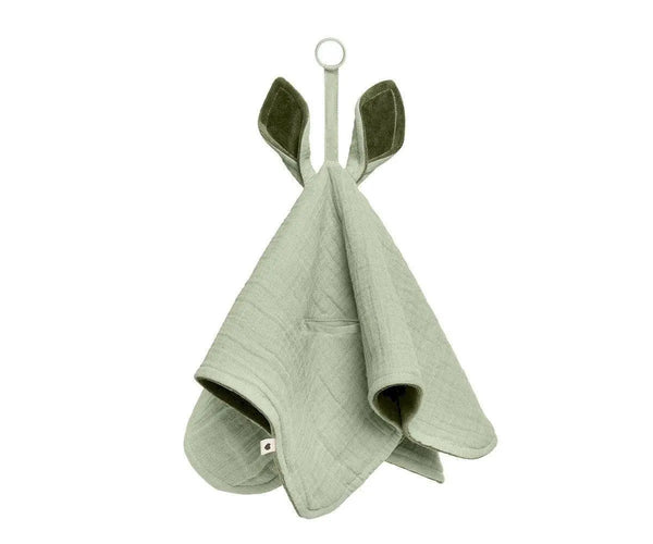 Doudou Kangoroo BIBS Sage/Hunter Green