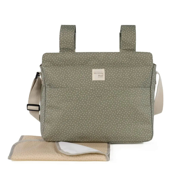 Walking Mum Bolsa Organizadora XL Polka Dot Poppy Moss