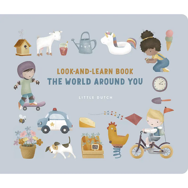 Little Dutch Livro em Inglês: Vê e Aprende – O Mundo em Redor