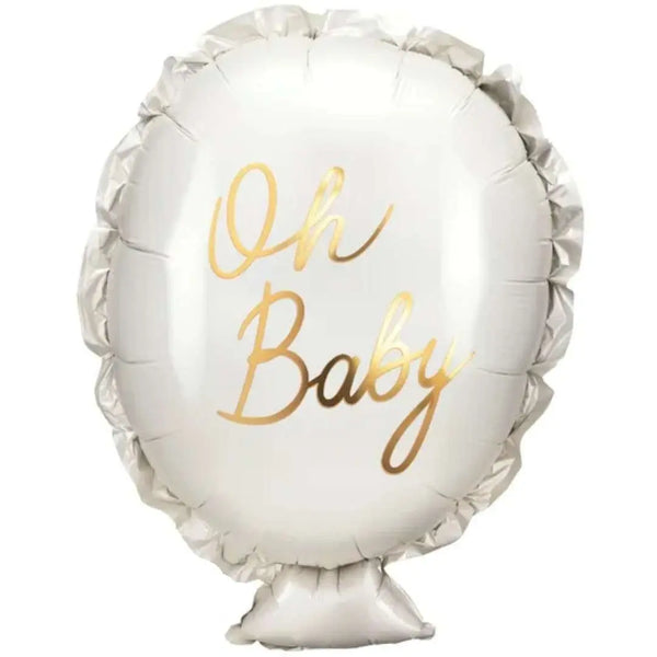 PartyDeco Foil Balloon Oh Baby