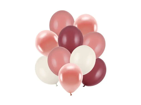 PartyDeco Conjunto 10 Balões Latex Rosa