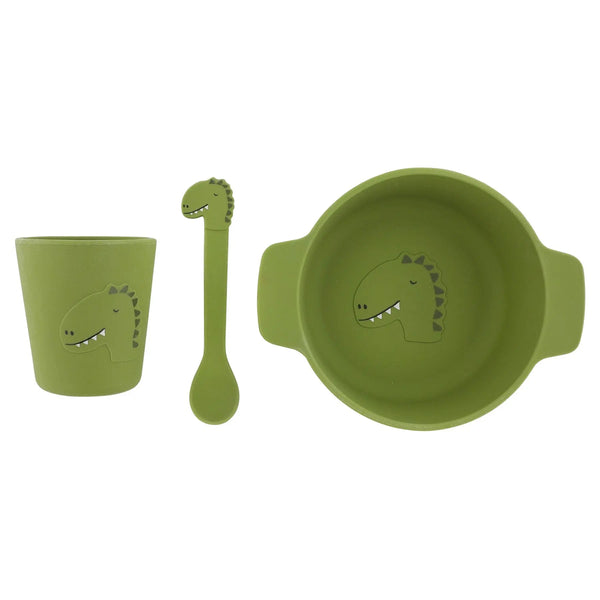 Trixie Conjunto Refeição Silicone - Sr. Dino