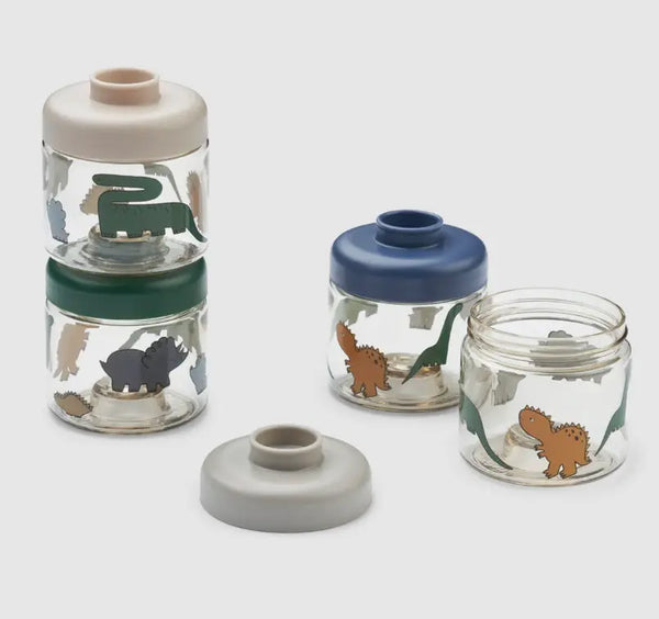 Caixas para Comida de Bebé Liewood Dinossauros
