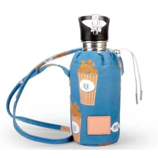 Jojo Factory Garrafa com Bolsa Térmica 500ml Pop Corn