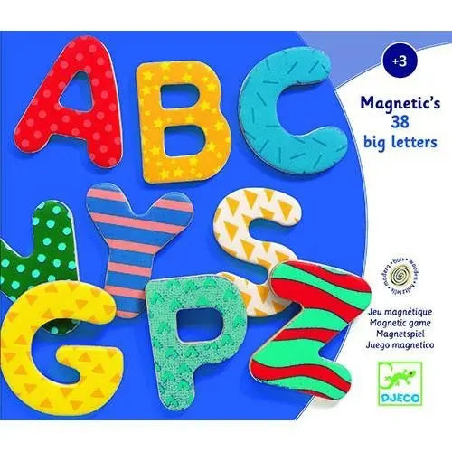 Djeco 38 Letras Grandes Magnéticas