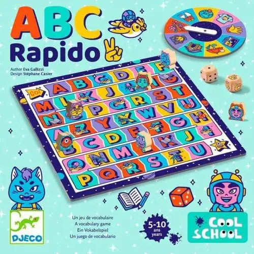 Djeco ABC Rápido - Jogo de Vocabulário