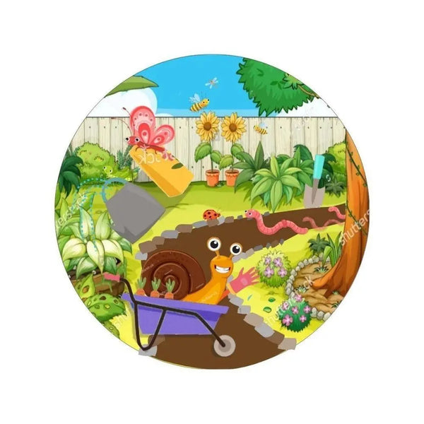 Jellystone Tapete Base Sensorial Garden