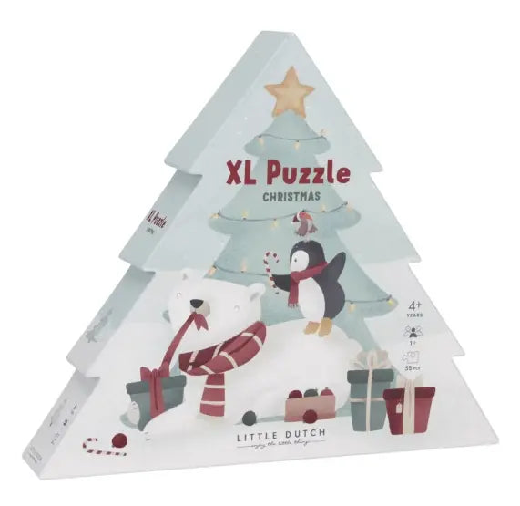 Puzzle de Natal XL Little Dutch