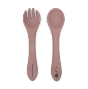The Cotton Cloud Conjunto Colher e Garfo Rosa