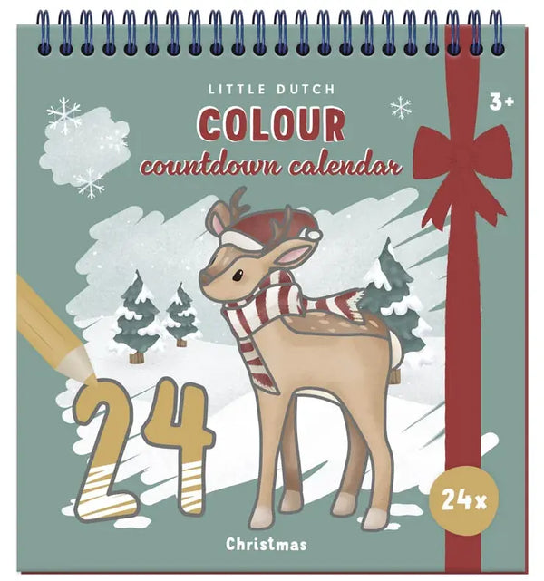 Little Dutch Calendário do Advento para Colorir