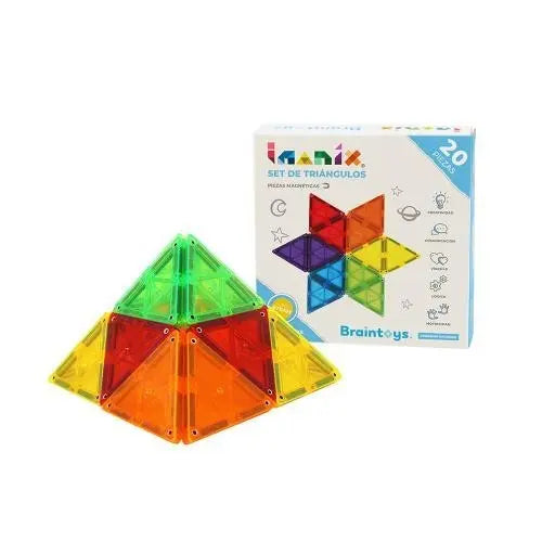 Braintoys Imanix Triângulos 20 Peças Braintoys