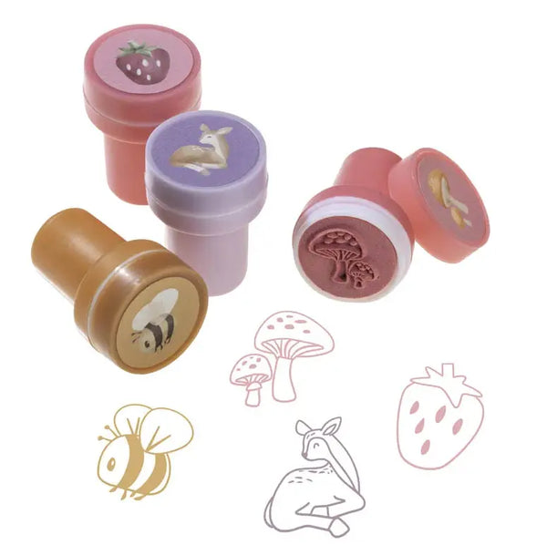 Little Dutch Conjunto de 16 Carimbos Fairy Garden