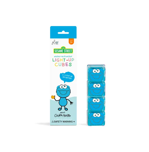 Conjunto 4 Cubos GloPals - Cookie Monster