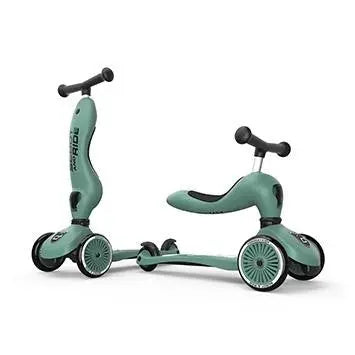 Scoot & Ride Trotinete 2 em 1 Highwaykick 1 - Forest