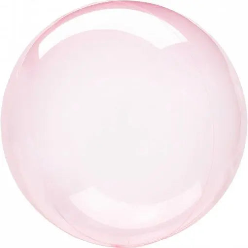 Amscan Balão Crystal Clearz S40 Rosa Choque (Bubble) 45-56cm