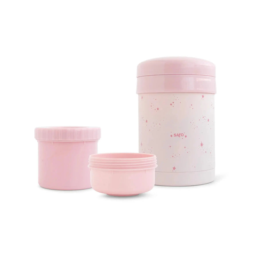 Saro Conjunto Termos de Sólidos Rosa