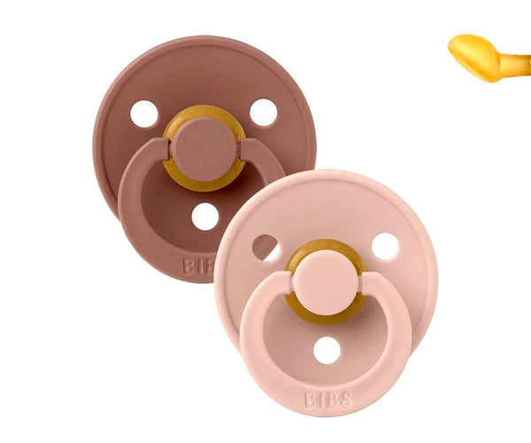 Bibs Pack 2 Chupetas Anatómicas Blush/Woodchuck - Tam. 2 | 6-18 Meses