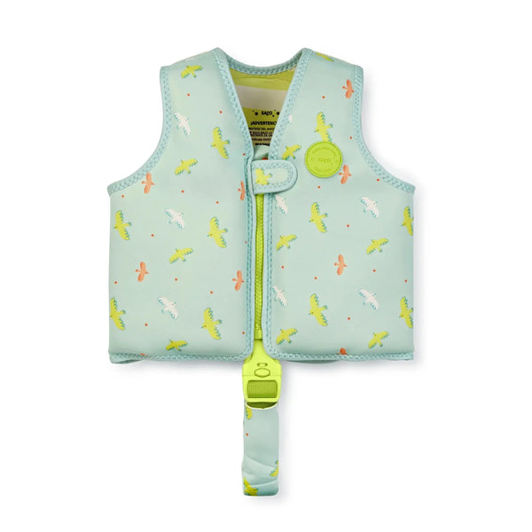Saro Colete Aprendizagem Flutuabilidade Tropicool Mint- Tam.M