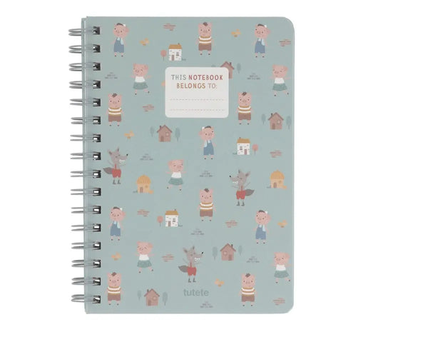 Tutete Caderno Escolar The Three Little Pigs