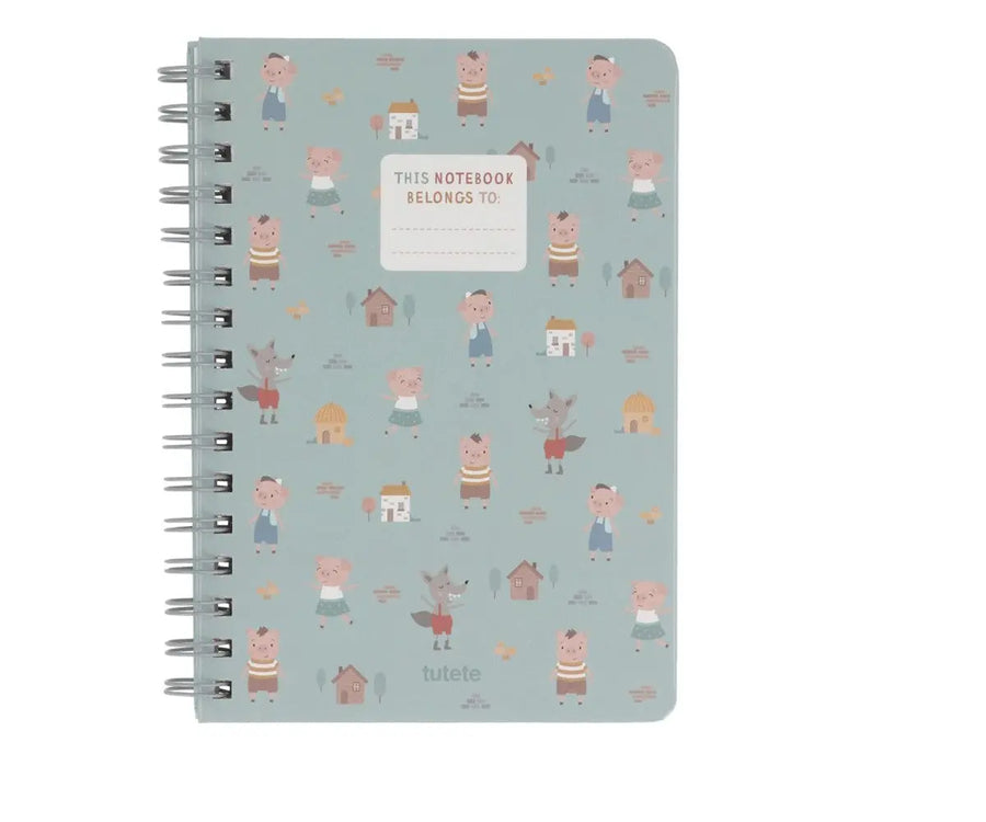 Tutete Caderno Escolar The Three Little Pigs Tutete