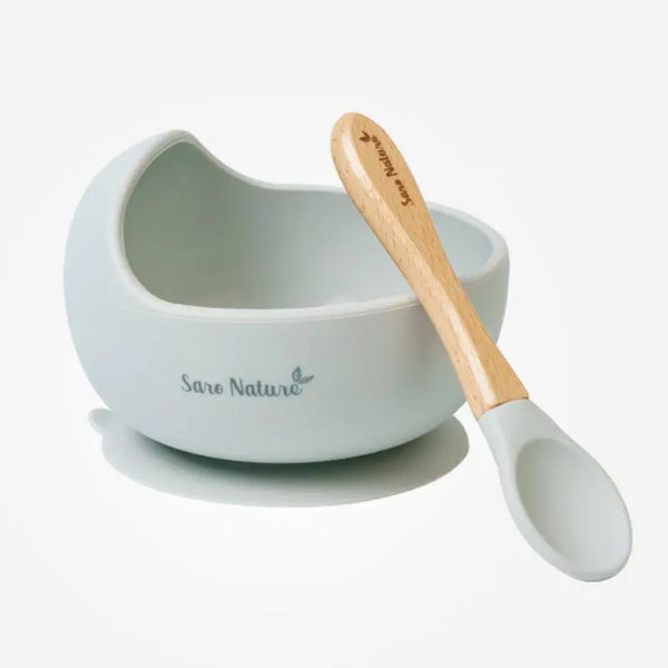 Saro Set de Alimentação Nordic Wave Cinza