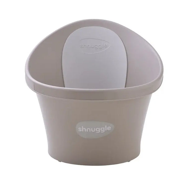 Shnuggle Banheira Taupe Encosto Branco