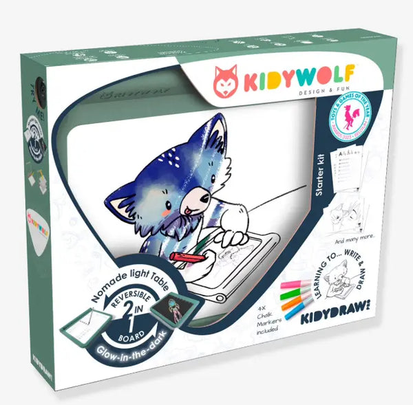 Prancha de Desenho Kidywolf c/ Luz- Kidydraw