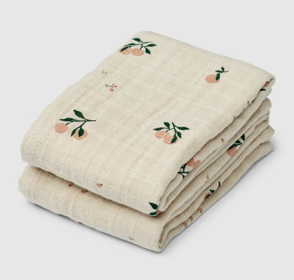 Liewood Pack 2 Musselinas Peach Sea Shell
