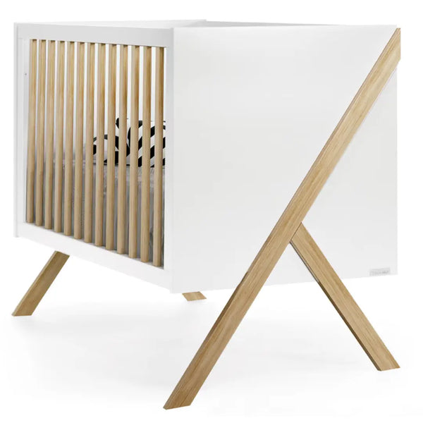 Cama de Grades Trama Artech Branco Mate/Faia 120x60cm
