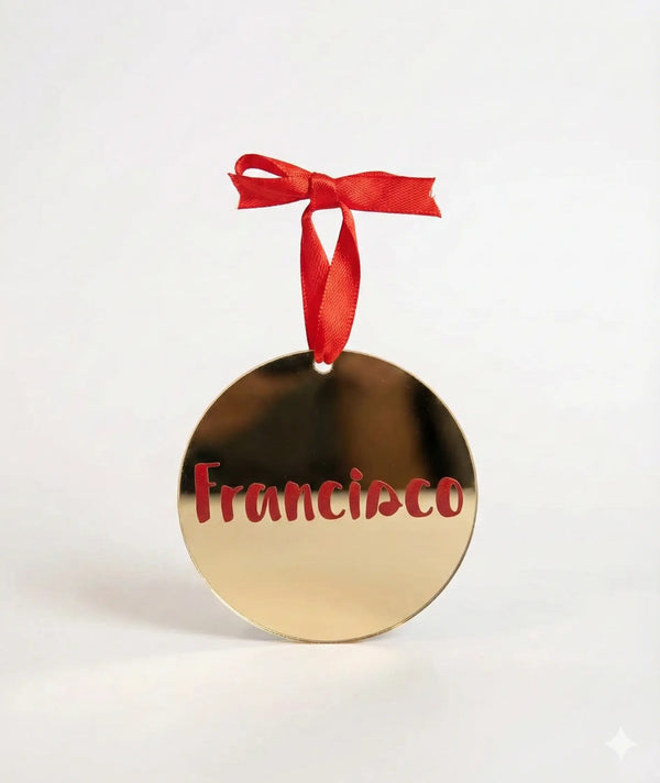 Bola Personalizada para Árvore de Natal