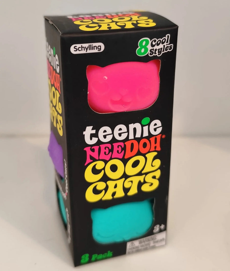Needoh Conjunto 3 Gatinhos Rosa/Roxo/Verde Needoh