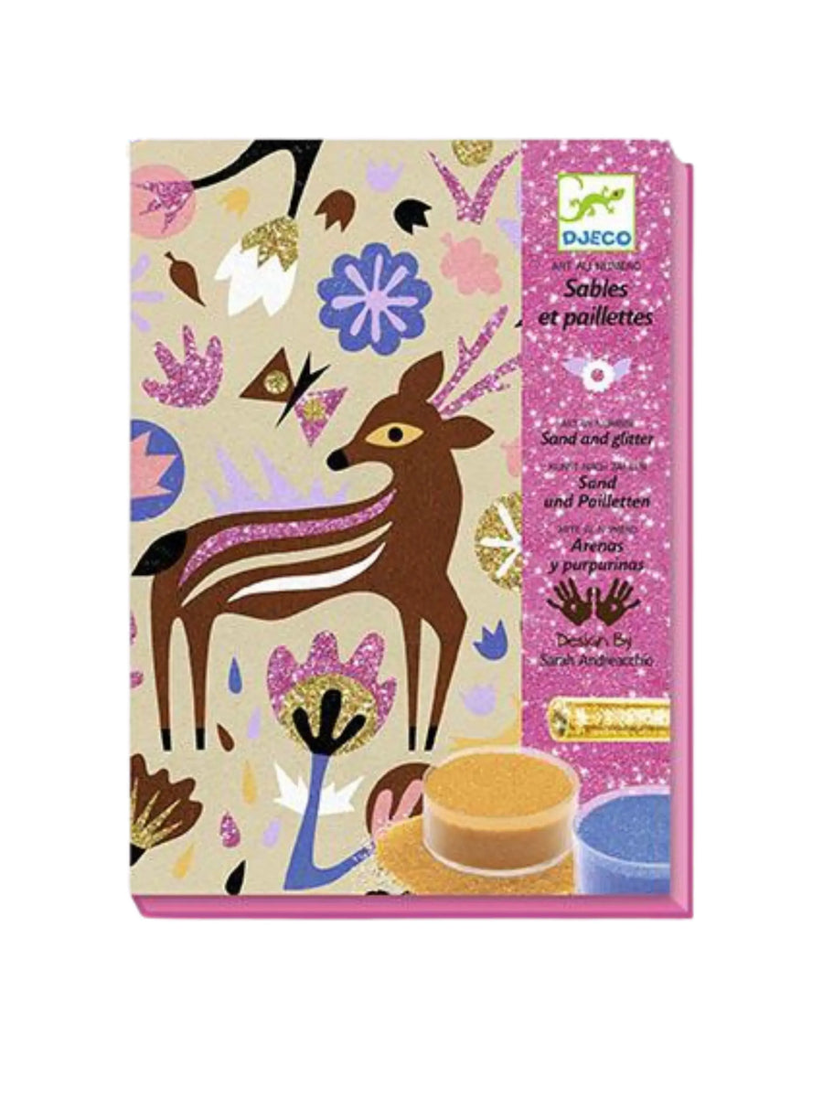 Djeco Jogo Areias Coloridas e Glitter Bosque Encantado Djeco