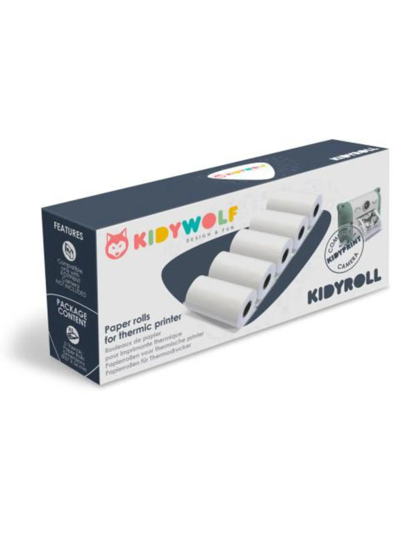 Kidywolf Pack de 5 Recargas de Papel Fotográfico