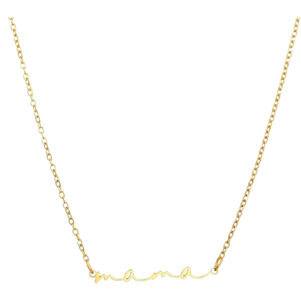 Colar Dourado "Mama"
