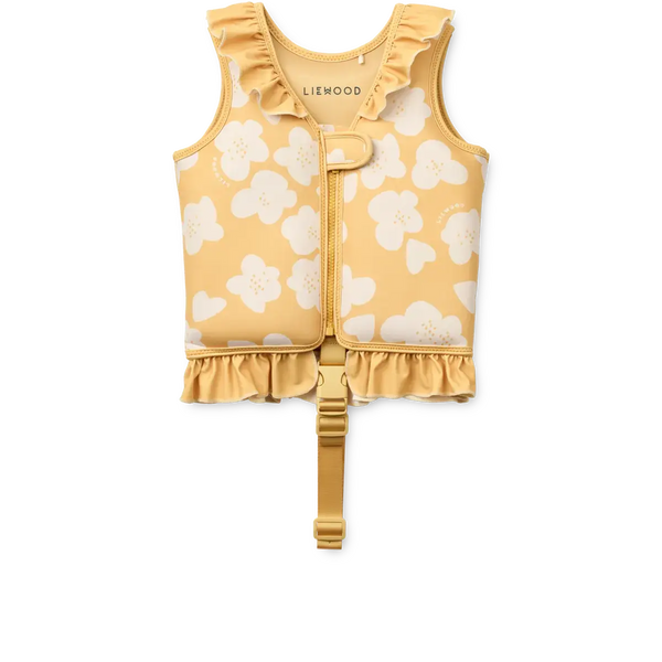 Liewood Colete de Natação Flower/Lemon Yellow