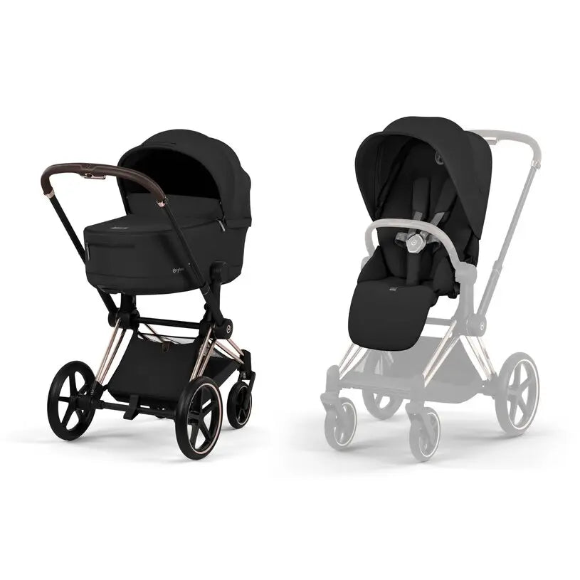 Cybex Pack Comfort Priam Sepia Black/Rosegold Frame (2026) Cybex Platinum